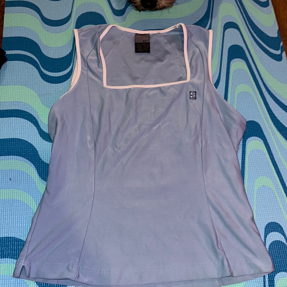 Blue Nike Dri Fit Tank